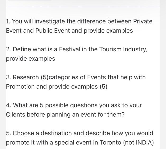 1. You will investigate the difference between