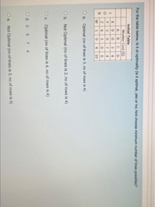 9 For the table below, preform column reduction