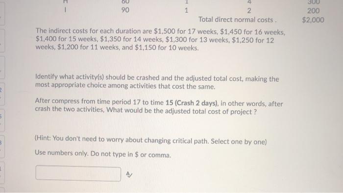 3 Question 23 (5 points) A 3 X Completion time: