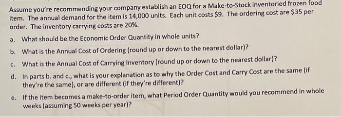 please show work where needed and explain the