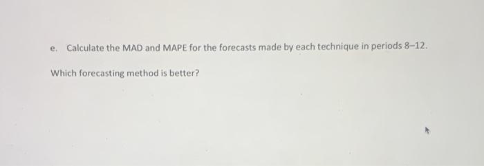 Your manager is trying to determine what