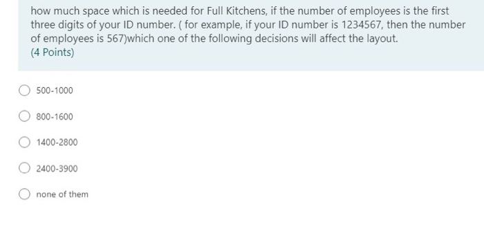 how much space which is needed for Full Kitchens,