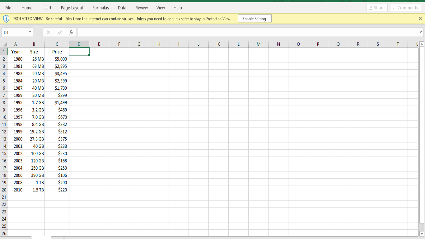 Application Exercises 3-21. EXCEL APPLICATION: