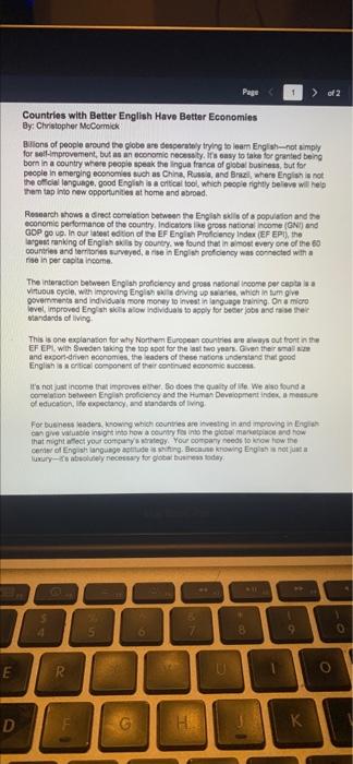 Summarize the article in 4-6 sentences. Required: