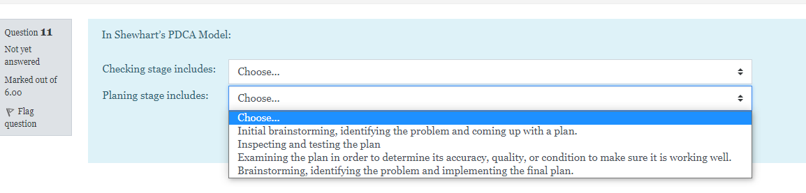 Question 12 Just-in-time(JIT) inventory strategy