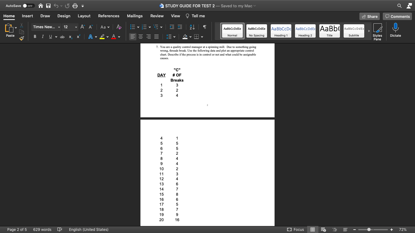 Please show work! AutoSave OFF W STUDY GUIDE FOR