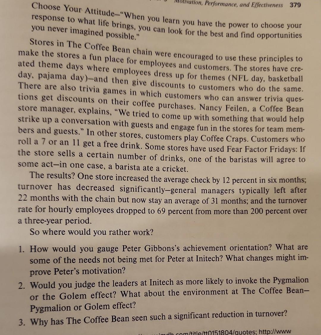 please answer the three questions Initech versus