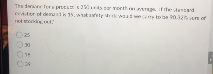 An item is being managed using a fixed time