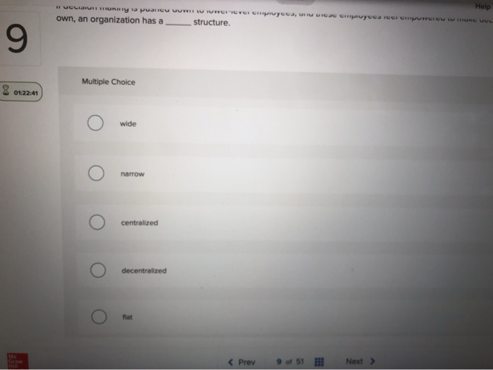 If decision making is pushed down to lower-level