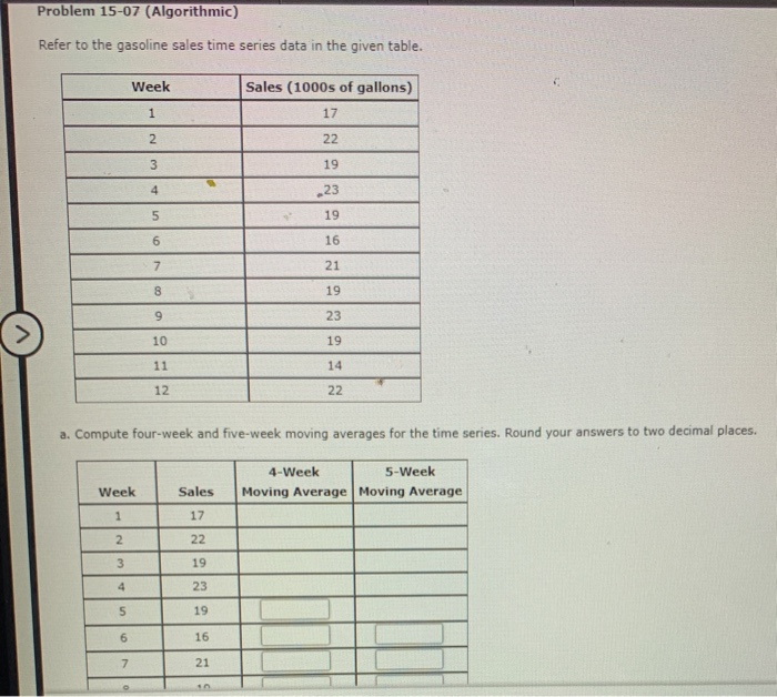 please fill out a and b. B's question is Compute