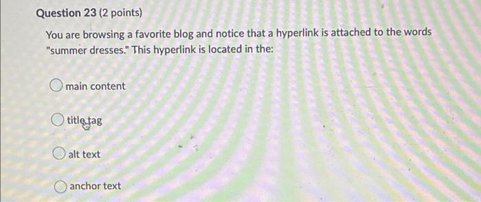Question 27 (2 points) Only CEOs and executives