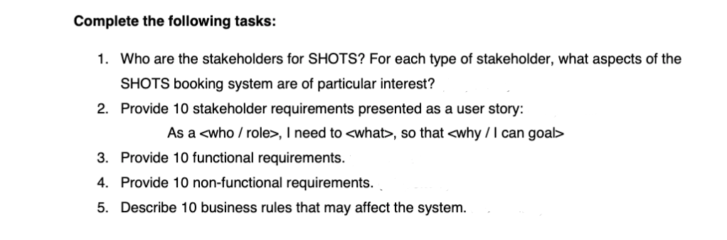 Please read the instructions: Please give a