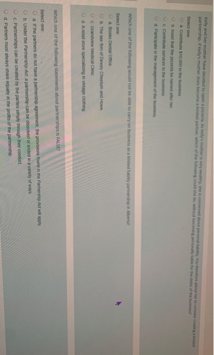 Kelly and her mother have decided to open a