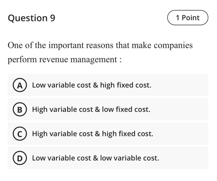 production planning and control Question 9 1