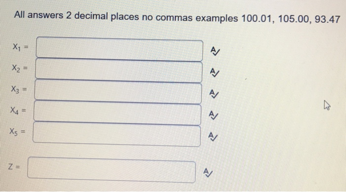 LP problem (Make sure to look for negative