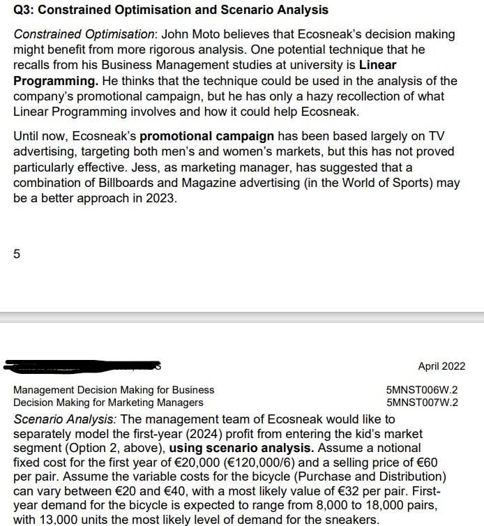 Need help badly on question 3.2. I will post the