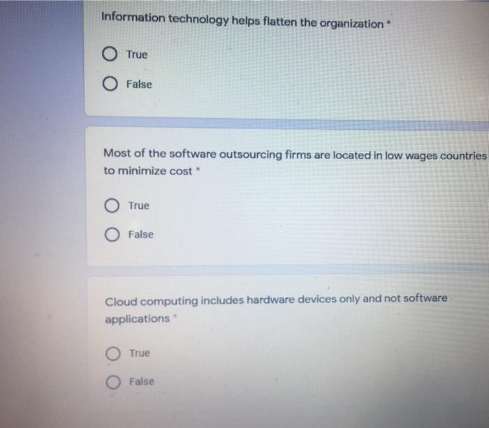 Information technology helps flatten the
