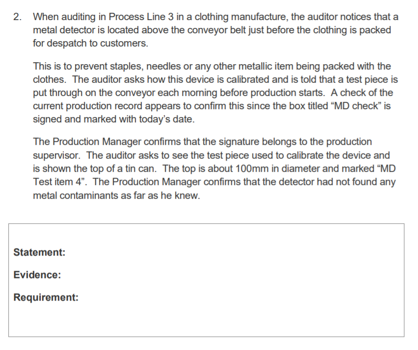 Please help me to identify whether there is a non