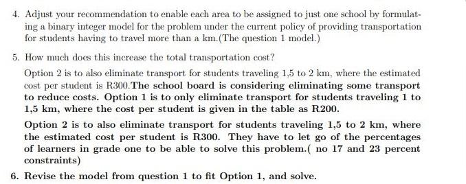OPERATIONS RESEARCH USE EXCEL SOLVER PLEASE