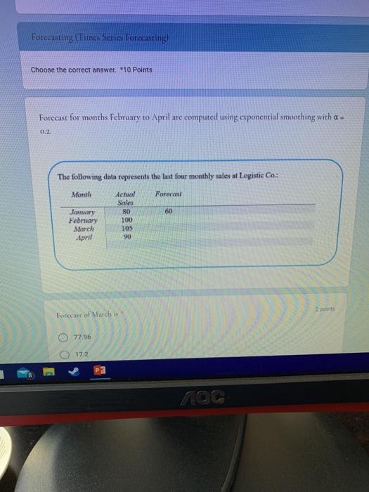 Forecasting Crimes Series Forecasting) Choose the