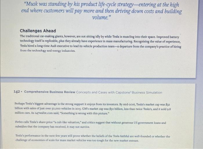 QUestion : Identify key business issues from this