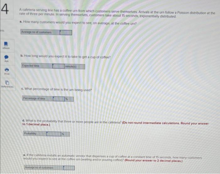 A caleteria serving line has a coffee urn from