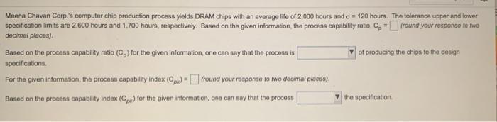 Meena Chavan Corp.'s computer chip production