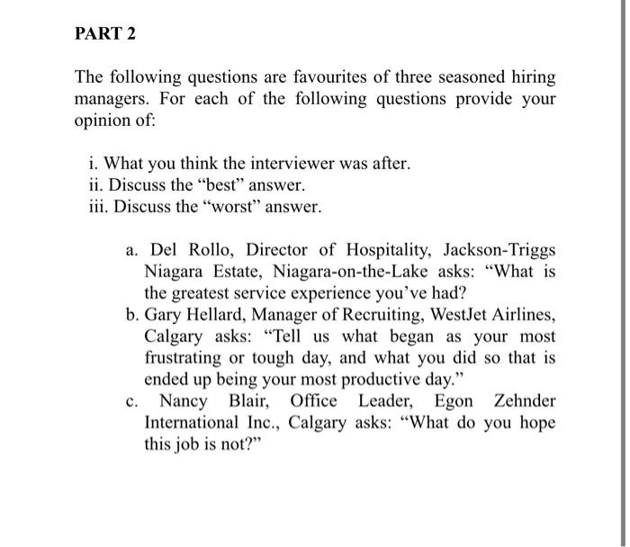 can i get the answer for part C PART 2 The