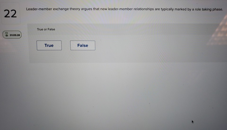 Leader-member exchange theory argues that new