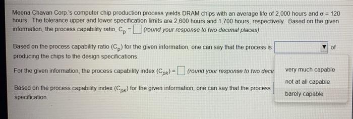 of Meena Chavan Corp.'s computer chip production