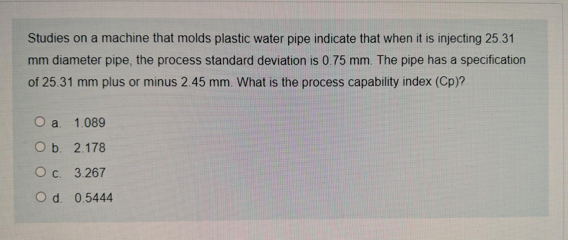 Studies on a machine that molds plastic water