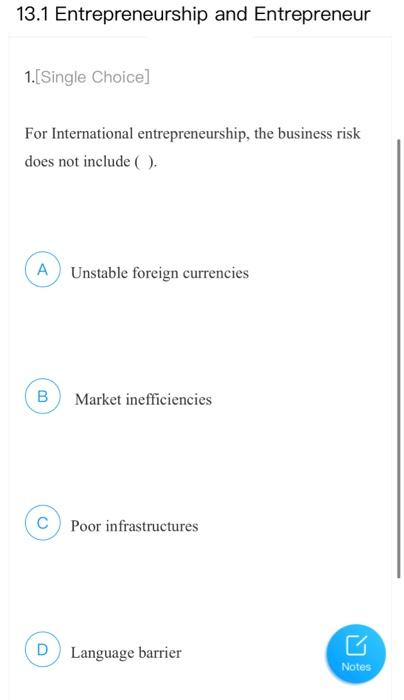 13.1 Entrepreneurship and Entrepreneur 1.[Single