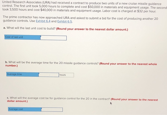 United Research Associates (URA) had received a