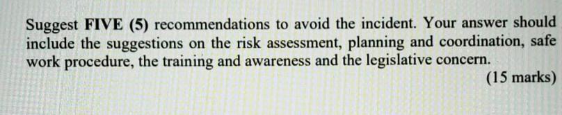 Please answer it according to the marks given and