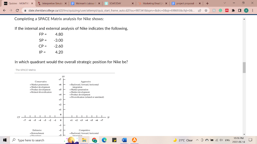 Please help me!! D2L Quizzes - MGMT40 X C
