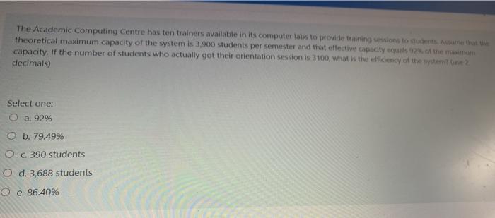 The Academic Computing Centre has ten trainers