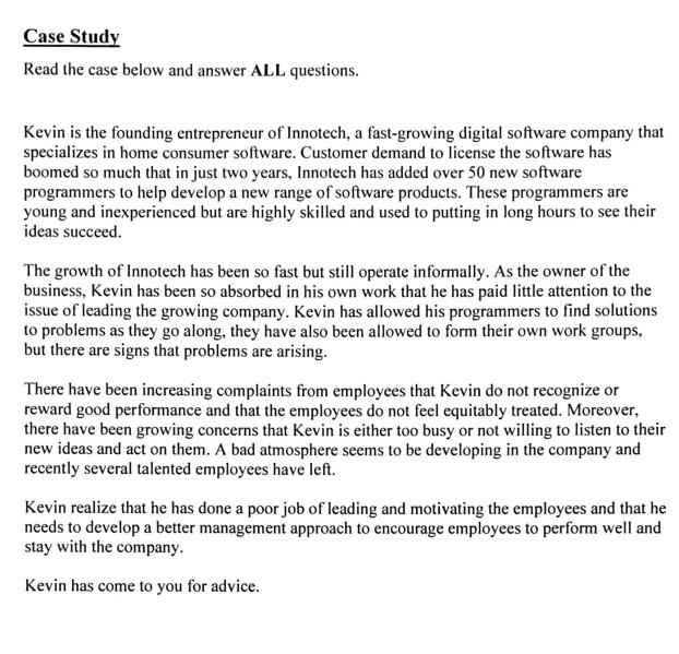 Urgent!! plz help ! Case Study Read the case