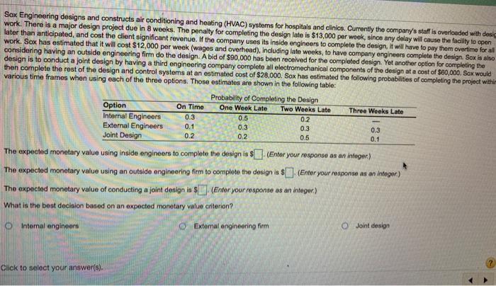 Sox Engineering designs and constructs air