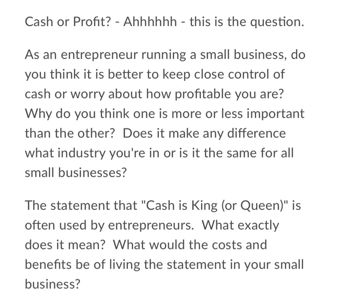 entrepreneurial management financial management