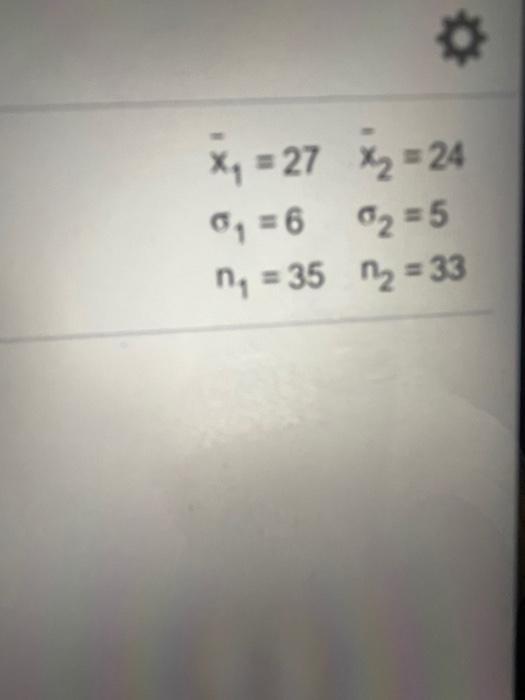 x = 27 1 = 2 0, = 6 2 = 5 ny = 35 n2 = 33