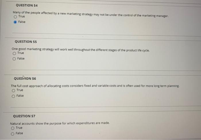 QUESTION 54 Many of the people affected by a new