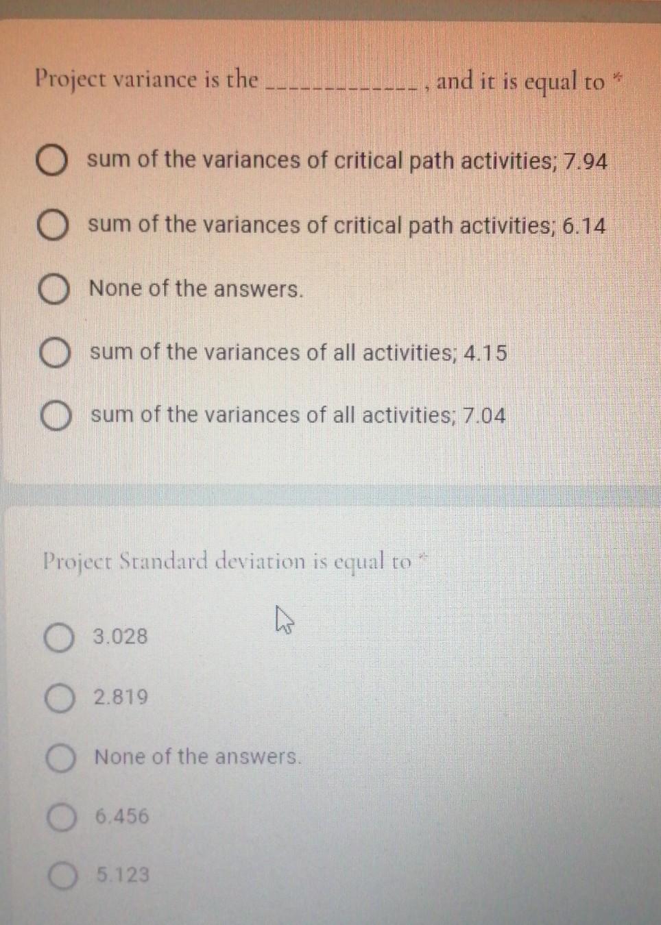 Consider the following scenario: A network