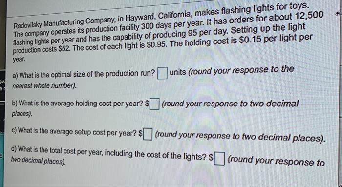 Radovilsky Manufacturing Company, in Hayward,