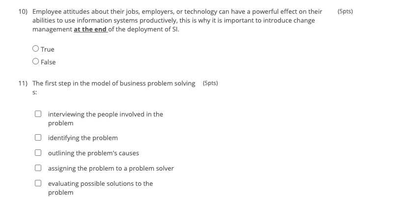 (2pts) 7) Collaboration in business can be best