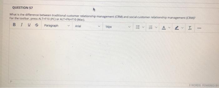 QUESTION 57 What is the difference between