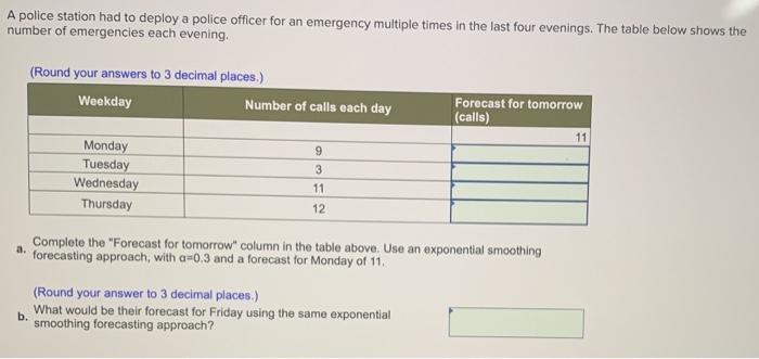 A police station had to deploy a police officer