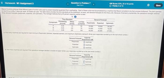 Homework M1 Assignment 3 Question 3, Problem 7 MW
