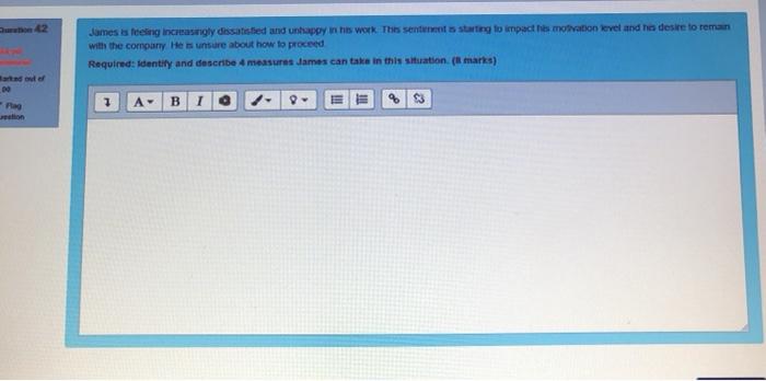 James is fing increasingly dissatisfied and