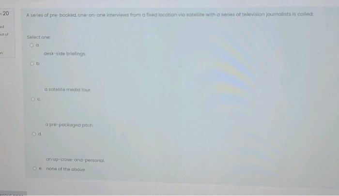 public relations please help 15 Nou wered The