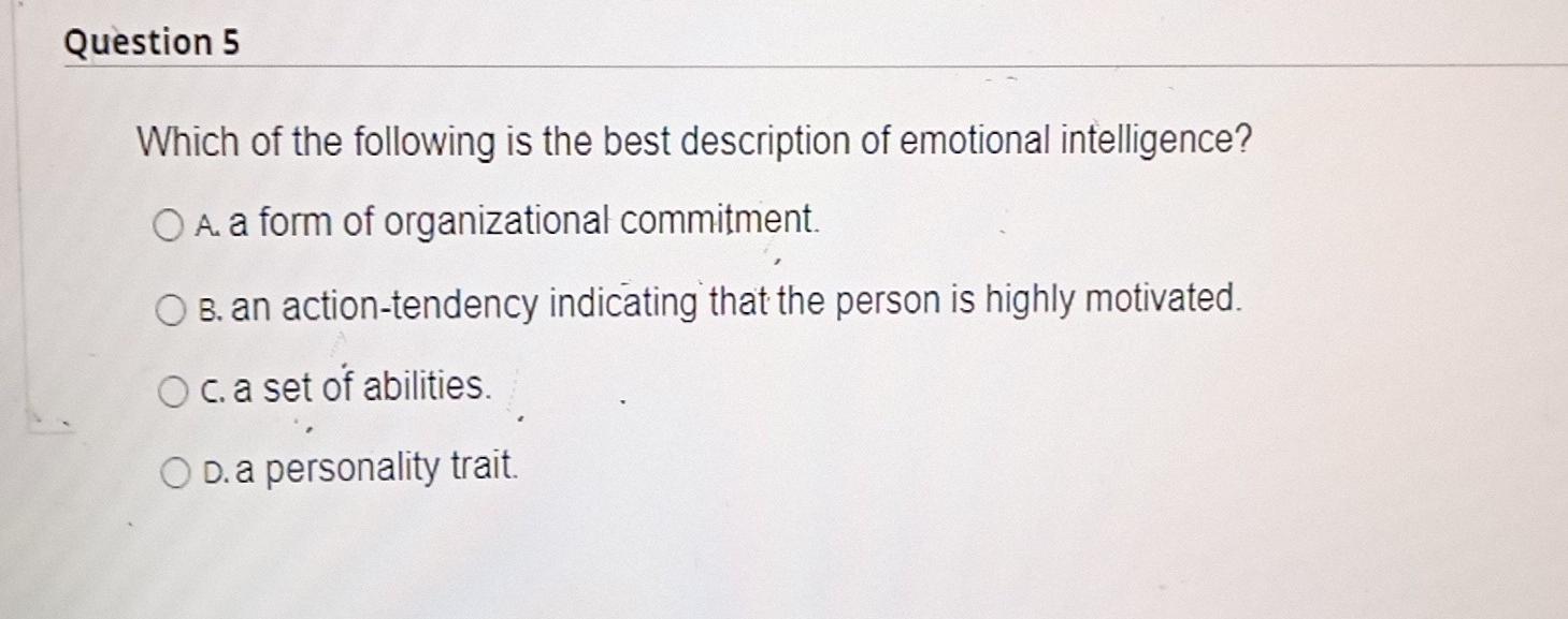 q5 and q6 Question 5 Which of the following is